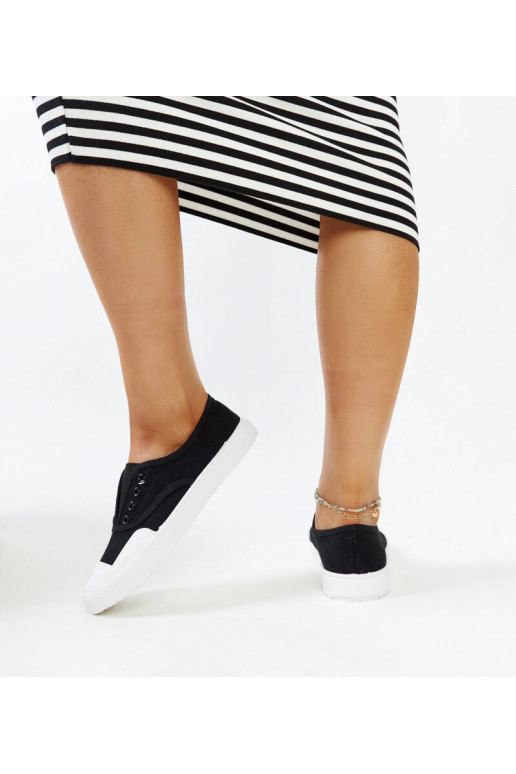 Juodos slip-on sportinės bateliai Feyza