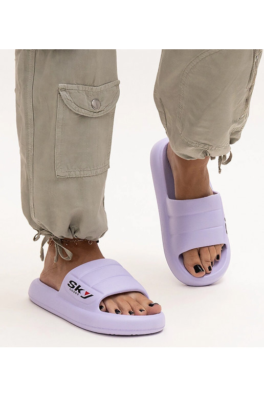 Violetinės putų šlepetės Ciarsa