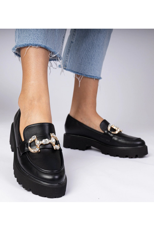 Juodos elegantiškos mokasinai su...