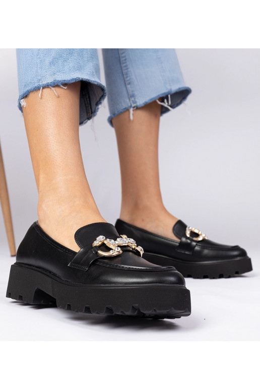 Juodos elegantiškos mokasinai su...