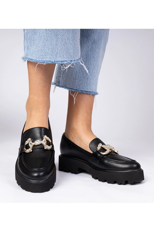 Juodos elegantiškos mokasinai su...