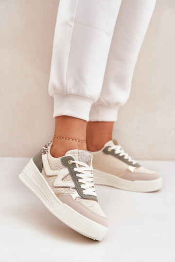 sportiniai bateliai Moteriškas su platforma su leopardo kailio raštais žalios spalvos Lorori 2