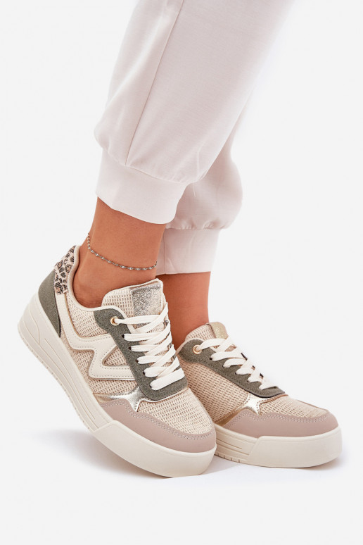 sportiniai bateliai Moteriškas su platforma su leopardo kailio raštais žalios spalvos Lorori