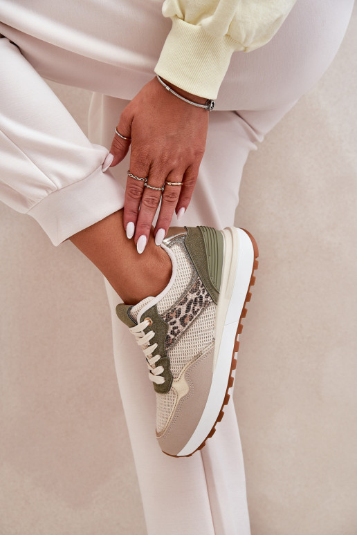 sportiniai bateliai Moteriškas ir raštais su platforma žalios spalvos Davinara