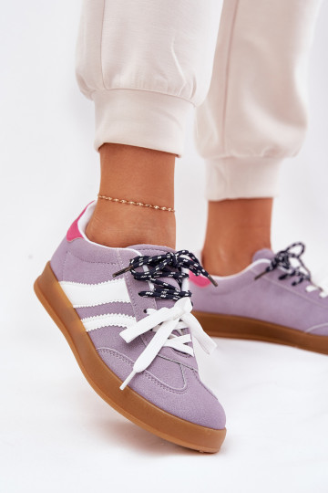 Žemas Sneakers modelio batai Moteriškas Z PodĮójnym Suvarstymasm Violetinės spalvos Ventus 2