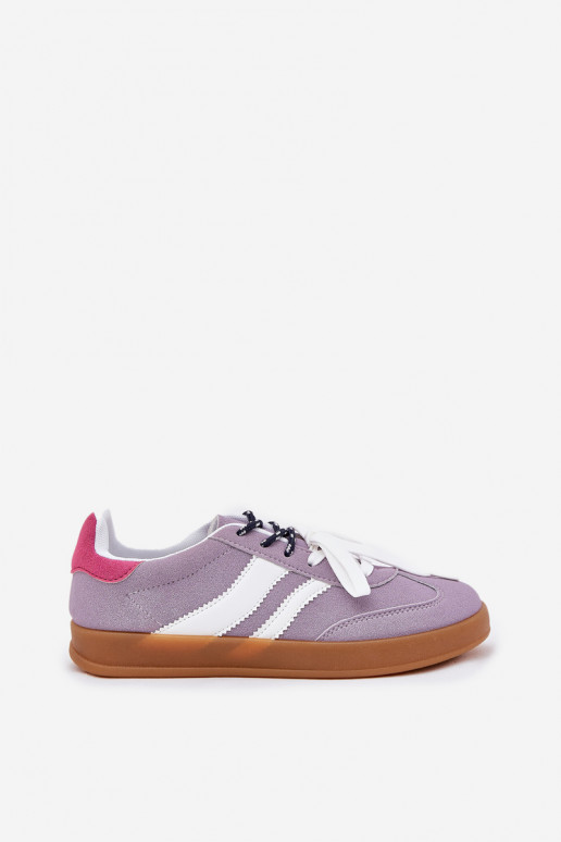 Žemas Sneakers modelio batai Moteriškas Z PodĮójnym Suvarstymasm Violetinės spalvos Ventus Žemas Sneakers modelio batai Moteriškas Z PodĮójnym Suvarstymasm Violetinės spalvos Ventus