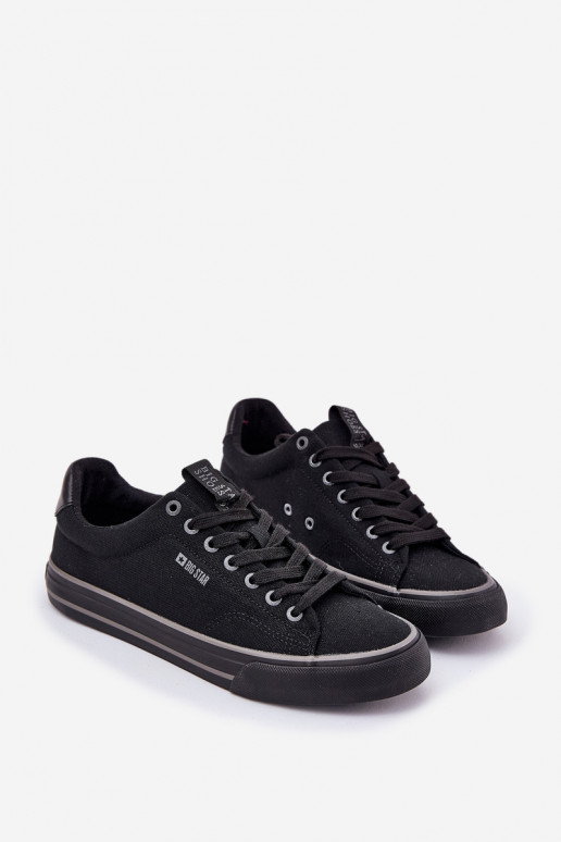 Žemas Vyriški laisvalaikio batai Big Star NN174018 juodos spalvos Žemas Vyriški laisvalaikio batai Big Star NN174018 juodos spalvos