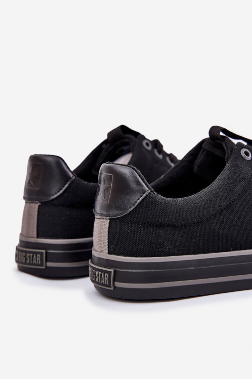 Žemas Vyriški laisvalaikio batai Big Star NN174018 juodos spalvos Žemas Vyriški laisvalaikio batai Big Star NN174018 juodos spalvos