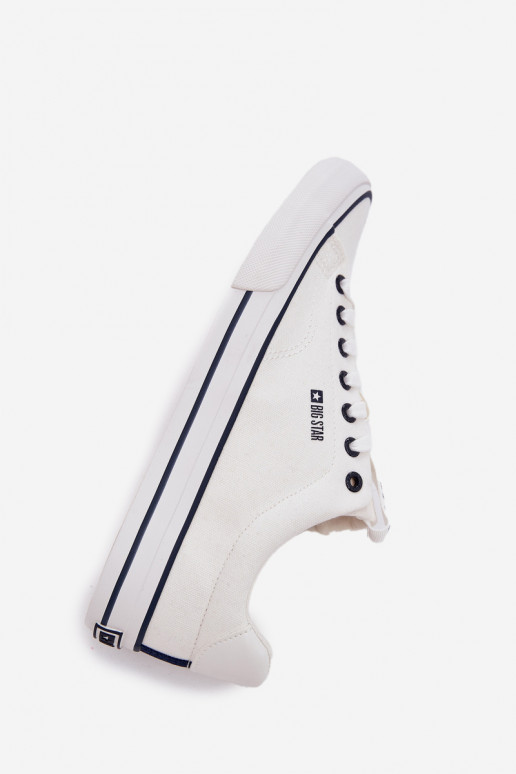 Žemi Vyriški laisvalaikio batai Big Star NN174017 balti Žemi Vyriški laisvalaikio batai Big Star NN174017 balti