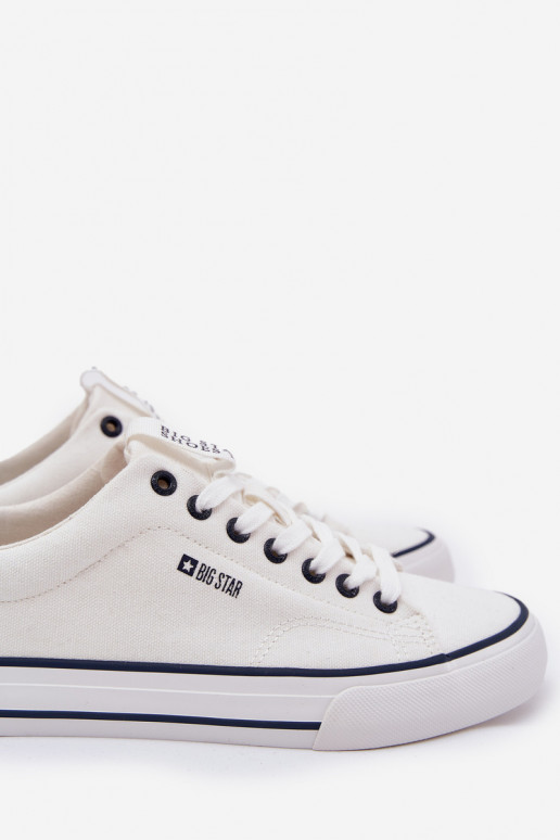 Žemi Vyriški laisvalaikio batai Big Star NN174017 balti Žemi Vyriški laisvalaikio batai Big Star NN174017 balti