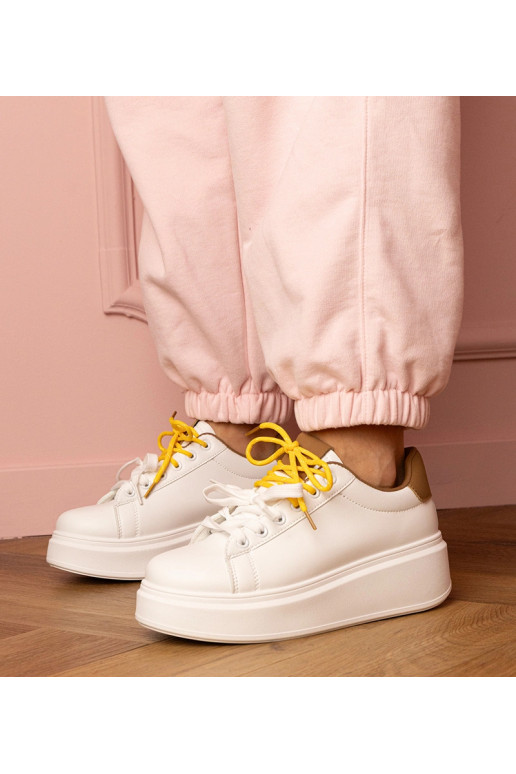 Kler balta-rudos sportinės sneakersai...