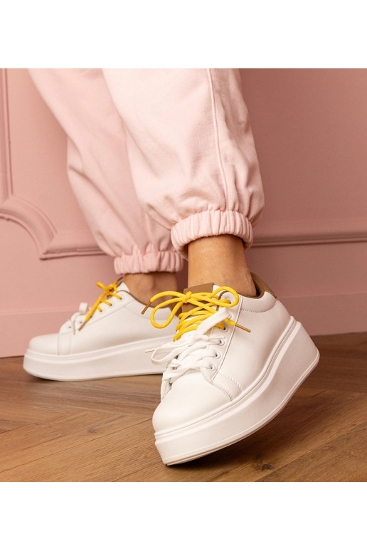 Kler balta-rudos sportinės sneakersai...