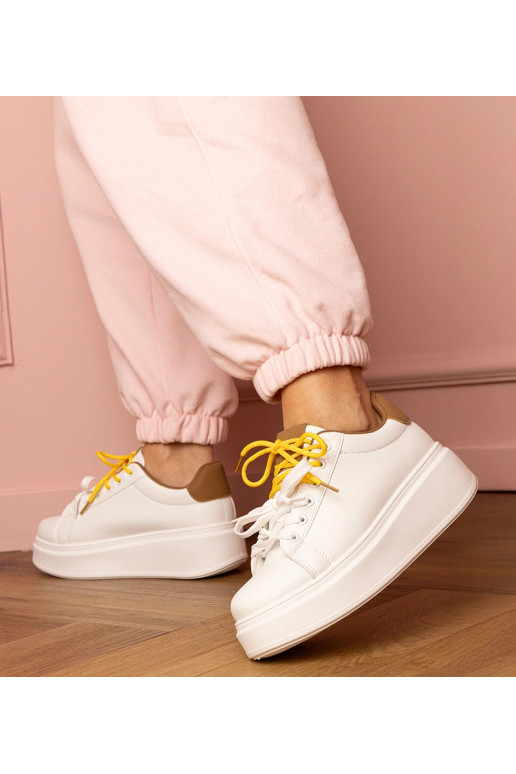 Kler balta-rudos sportinės sneakersai...