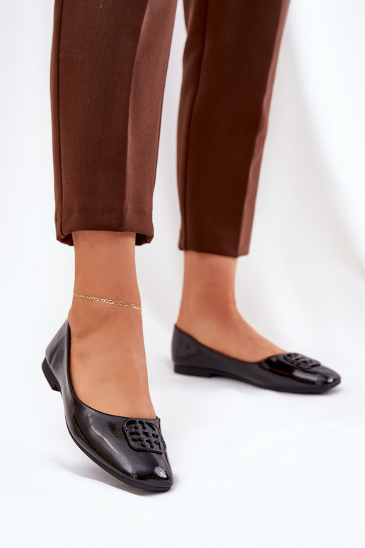 su lako efektu Elegantiško stiliaus Balerinos Moteriškas Su puošniais Detalem Vinceza 17377 juodos spalvos su lako efektu Elegantiško stiliaus Balerinos Moteriškas Su puošniais Detalem Vinceza 17377 juodos spalvos