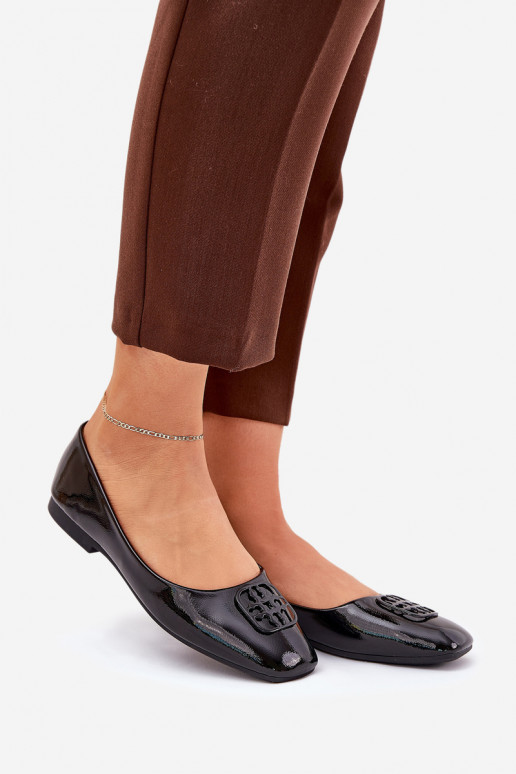 su lako efektu Elegantiško stiliaus Balerinos Moteriškas Su puošniais Detalem Vinceza 17377 juodos spalvos su lako efektu Elegantiško stiliaus Balerinos Moteriškas Su puošniais Detalem Vinceza 17377 juodos spalvos