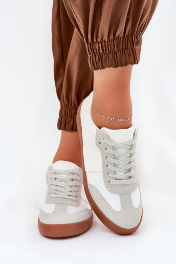 Sneakers modelio batai Moteriškas Big Star RR274371 Baltos-pilkos spalvos