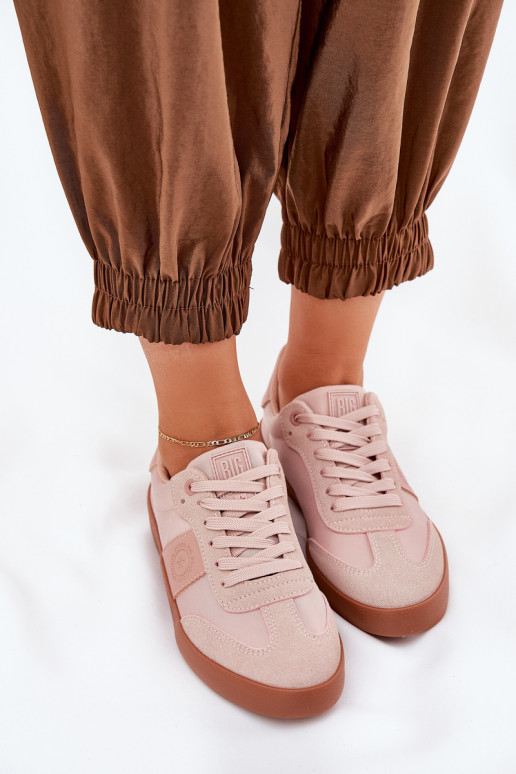 Sneakers modelio batai Moteriškas Big Star RR274373 rožinės spalvos