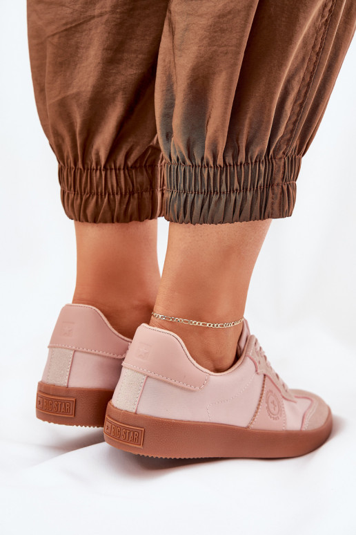 Sneakers modelio batai Moteriškas Big Star RR274373 rožinės spalvos