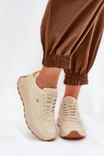  sportiniai bateliai Moteriškas Big Star RR274630 HI-POLY SYSTEM smėlio spalvos