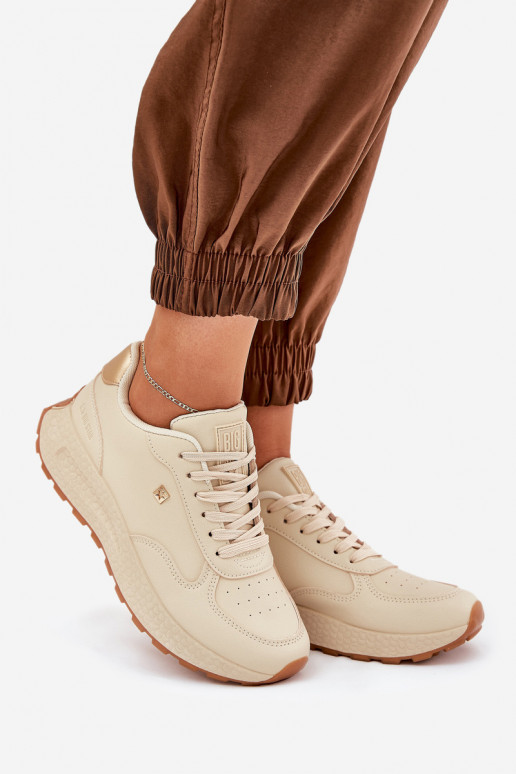  sportiniai bateliai Moteriškas Big Star RR274630 HI-POLY SYSTEM smėlio spalvos