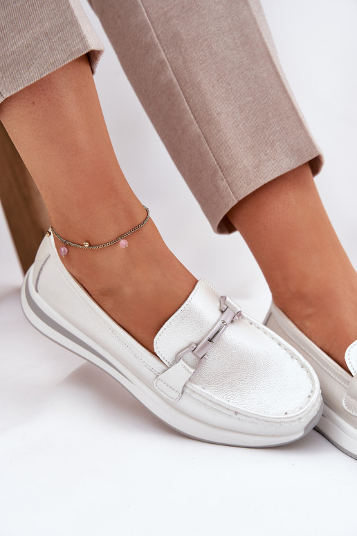 Oda moteriški mokasinai S.Barski GR51-598 perlamutriniai