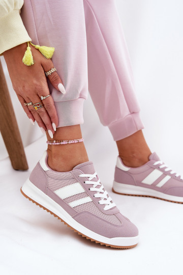 Sneakers modelio batai Moteriškas Z iš eko zomšosu Violetinės spalvos Tai turirinils