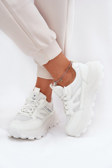 sportiniai bateliai Sneakers modelio batai Moteriškas Ant storo pado baltos spalvos Prononice 2