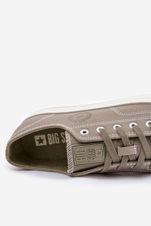 Vyriški laisvalaikio batai su platforma Big Star RR174325 žalios spalvos