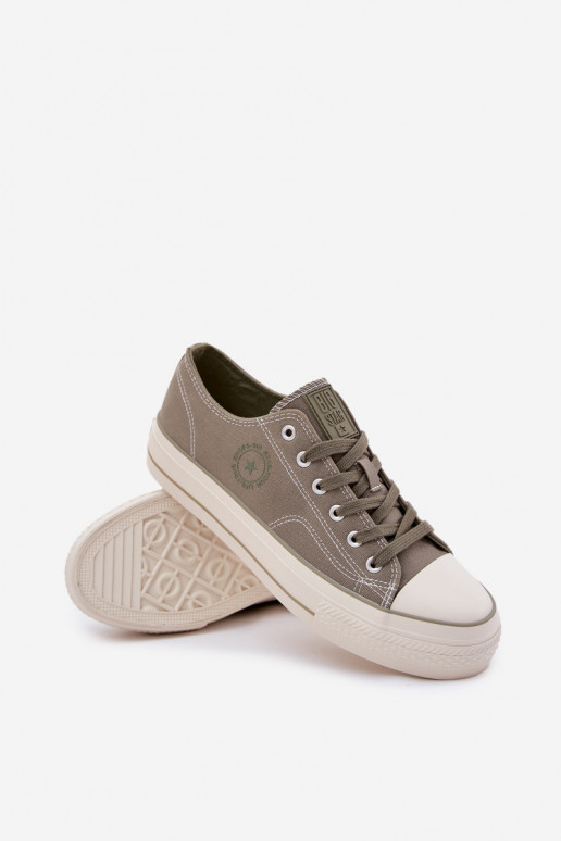 Vyriški laisvalaikio batai su platforma Big Star RR174325 žalios spalvos