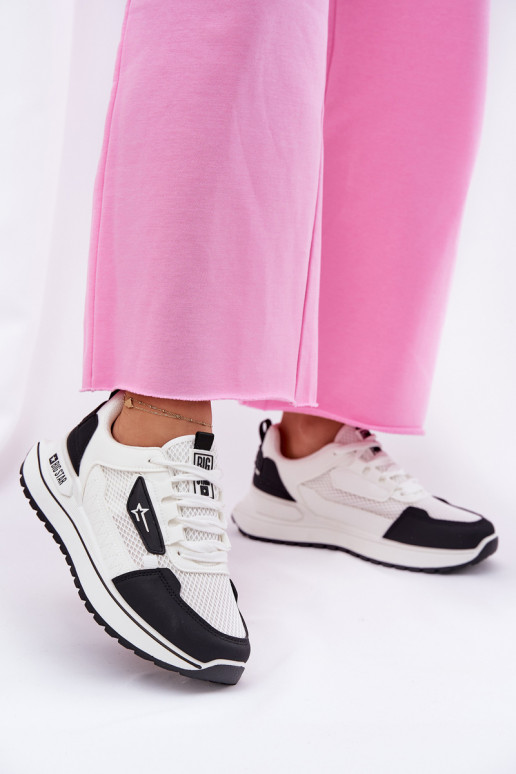 sportiniai bateliai Moteriškas su platforma Big Star RR274A223 HI-POLY SYSTEM Baltos-juodos spalvos sportiniai bateliai Moteriškas su platforma Big Star RR274A223 HI-POLY SYSTEM Baltos-juodos spalvos