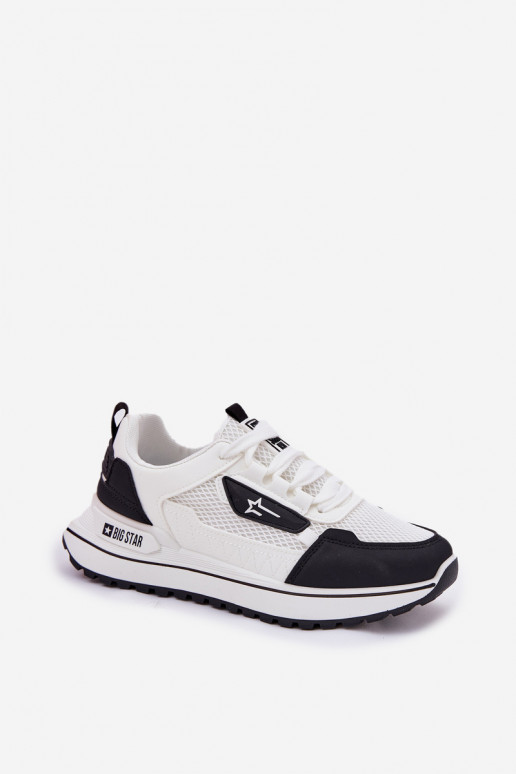 sportiniai bateliai Moteriškas su platforma Big Star RR274A223 HI-POLY SYSTEM Baltos-juodos spalvos sportiniai bateliai Moteriškas su platforma Big Star RR274A223 HI-POLY SYSTEM Baltos-juodos spalvos