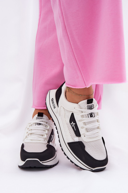 sportiniai bateliai Moteriškas su platforma Big Star RR274A223 HI-POLY SYSTEM Baltos-juodos spalvos sportiniai bateliai Moteriškas su platforma Big Star RR274A223 HI-POLY SYSTEM Baltos-juodos spalvos