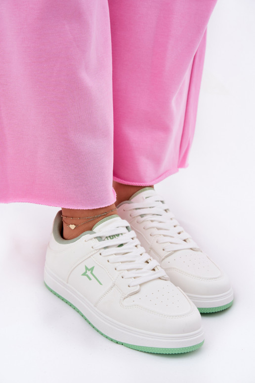 Sneakers modelio batai Moteriškas Big Star RR274A246 HI-POLY SYSTEM baltos spalvos