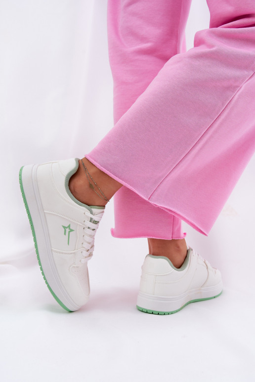 Sneakers modelio batai Moteriškas Big Star RR274A246 HI-POLY SYSTEM baltos spalvos