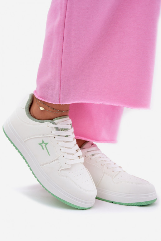 Sneakers modelio batai Moteriškas Big Star RR274A246 HI-POLY SYSTEM baltos spalvos