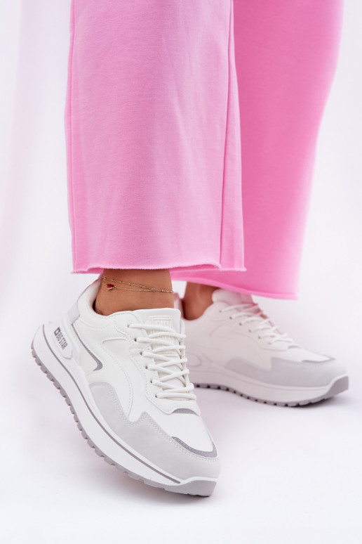 Sneakers modelio batai Moteriškas Big Star RR274A213 HI-POLY SYSTEM baltos spalvos Sneakers modelio batai Moteriškas Big Star RR274A213 HI-POLY SYSTEM baltos spalvos