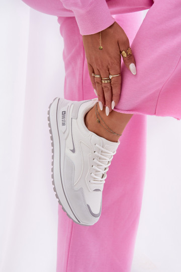 Sneakers modelio batai Moteriškas Big Star RR274A213 HI-POLY SYSTEM baltos spalvos 2