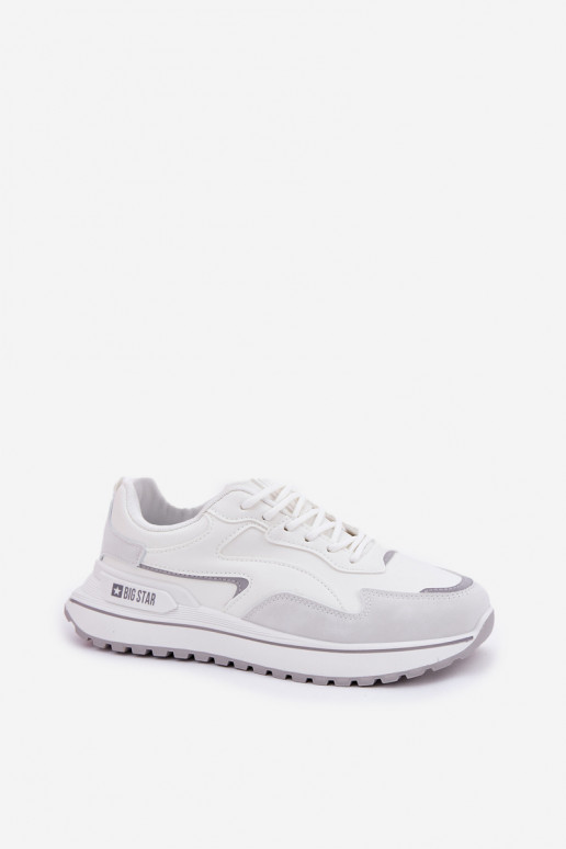 Sneakers modelio batai Moteriškas Big Star RR274A213 HI-POLY SYSTEM baltos spalvos Sneakers modelio batai Moteriškas Big Star RR274A213 HI-POLY SYSTEM baltos spalvos