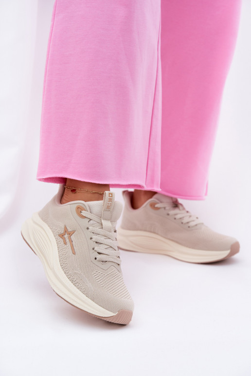 sportiniai bateliai Sneakers modelio batai Moteriškas Big Star RR274A145 HI-POLY SYSTEM smėlio spalvos sportiniai bateliai Sneakers modelio batai Moteriškas Big Star RR274A145 HI-POLY SYSTEM smėlio spalvos