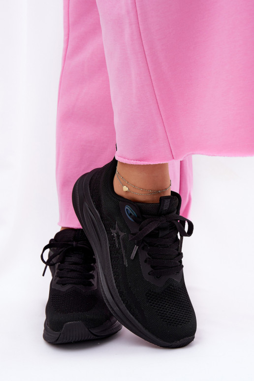 sportiniai bateliai Sneakers modelio batai Moteriškas Big Star RR274A144 HI-POLY SYSTEM juodos spalvos