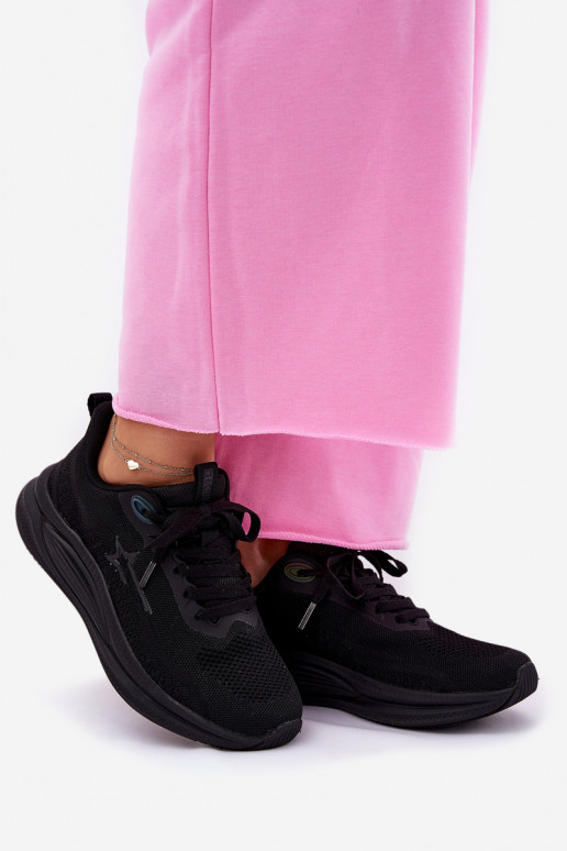 sportiniai bateliai Sneakers modelio batai Moteriškas Big Star RR274A144 HI-POLY SYSTEM juodos spalvos