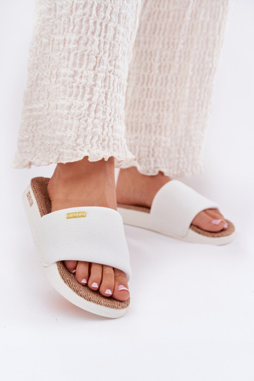 Moteriškos šlepetės Big Star RR274A103 baltos spalvos 2