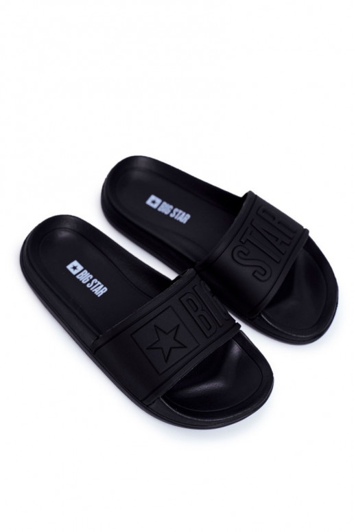 Šlepetės Vaikiški Big Star juodos spalvos DD374157