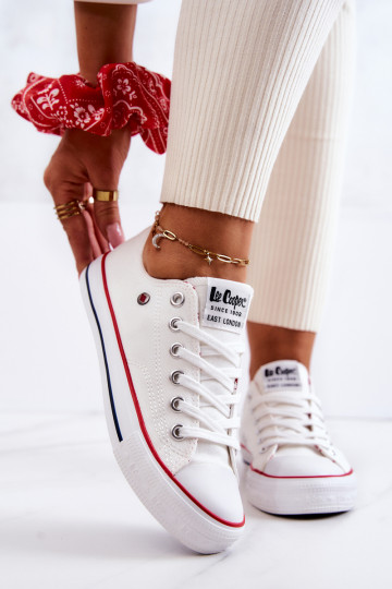 Moteriški batai Lee Cooper LCIN-22-31-0875L baltos spalvos