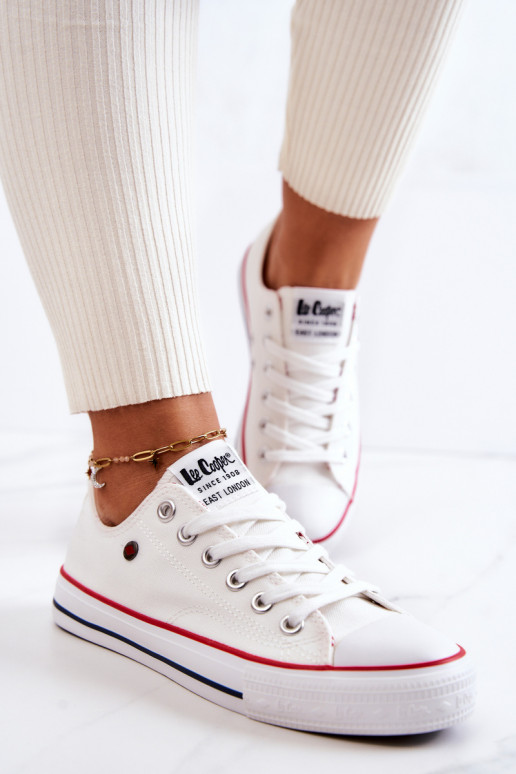 Moteriški batai Lee Cooper LCIN-22-31-0875L baltos spalvos