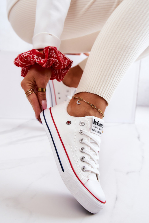 Moteriški batai Lee Cooper LCIN-22-31-0875L baltos spalvos