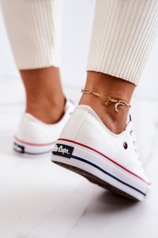 Moteriški batai Lee Cooper LCIN-22-31-0875L baltos spalvos