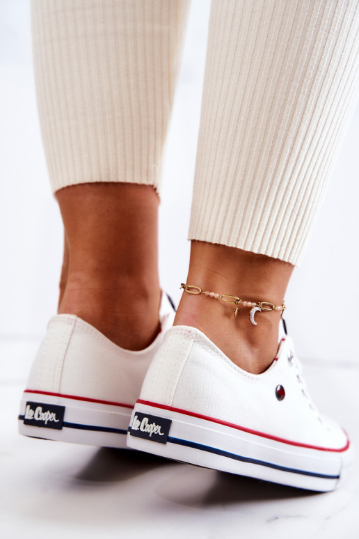 Moteriški batai Lee Cooper LCIN-22-31-0875L baltos spalvos