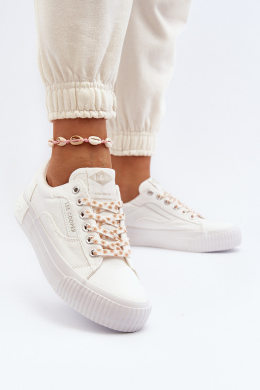 Moteriški batai Lee Cooper LCIN-24-31-2170 baltos spalvos