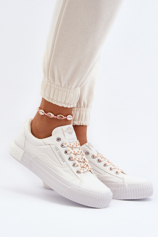 Moteriški batai Lee Cooper LCIN-24-31-2170 baltos spalvos